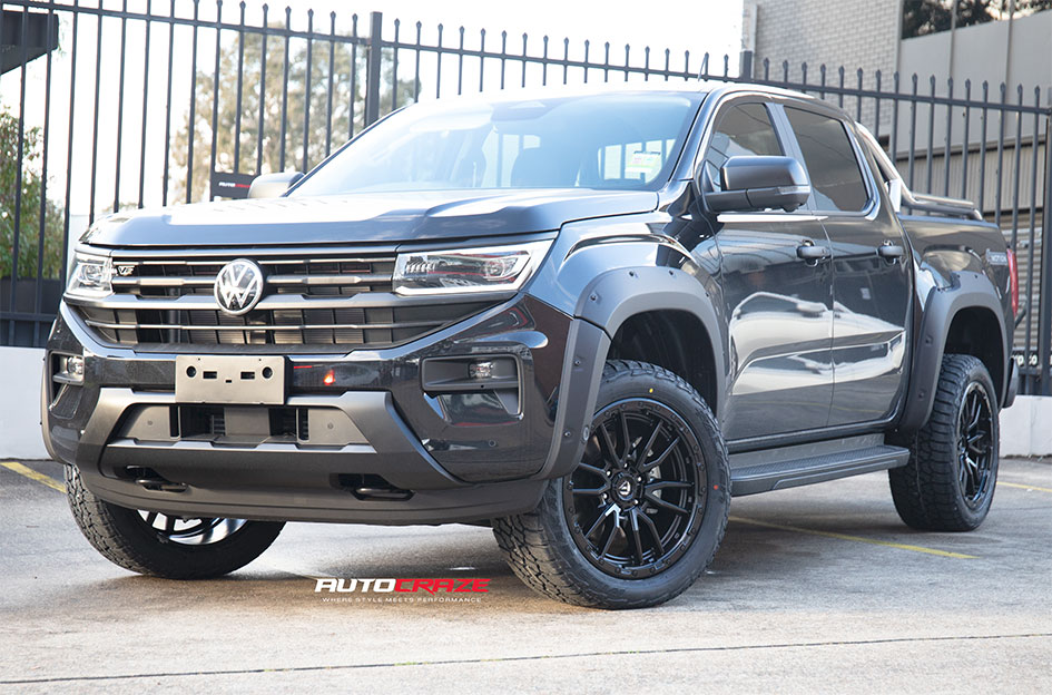 VOLKSWAGEN AMAROK NEXT GEN FUEL REBEL 6 MATTE BLACK 