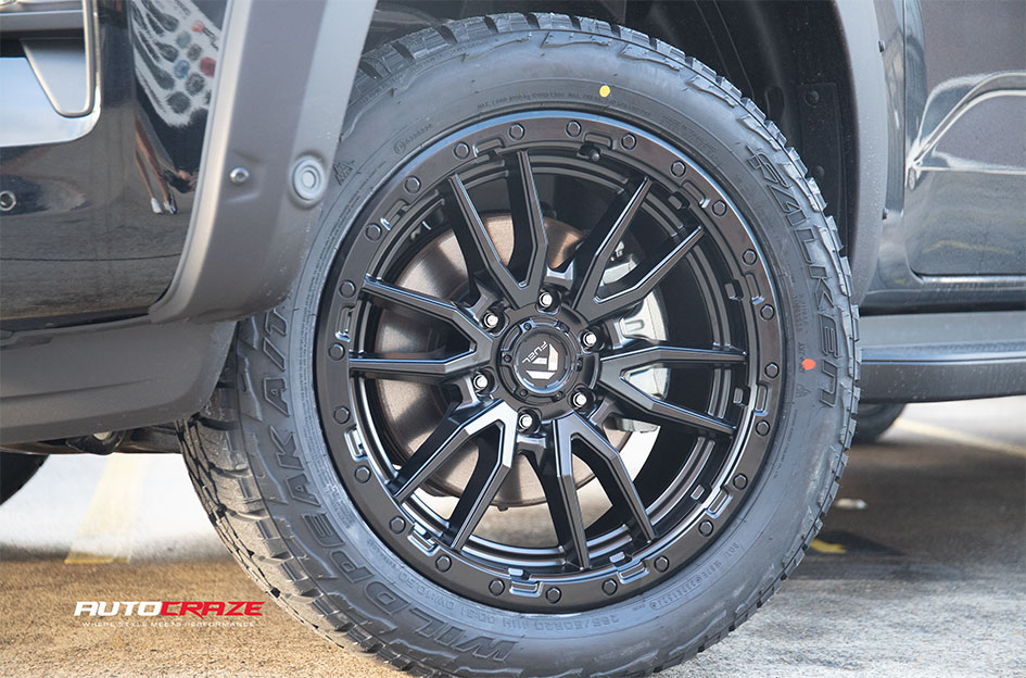 VOLKSWAGEN AMAROK NEXT GEN FUEL REBEL 6 MATTE BLACK 