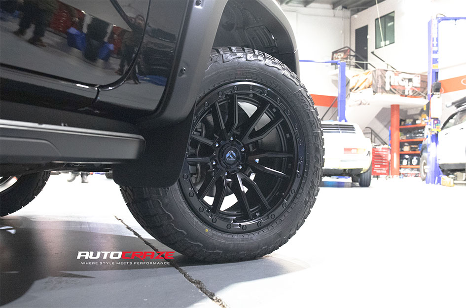 VOLKSWAGEN AMAROK NEXT GEN FUEL REBEL 6 MATTE BLACK 