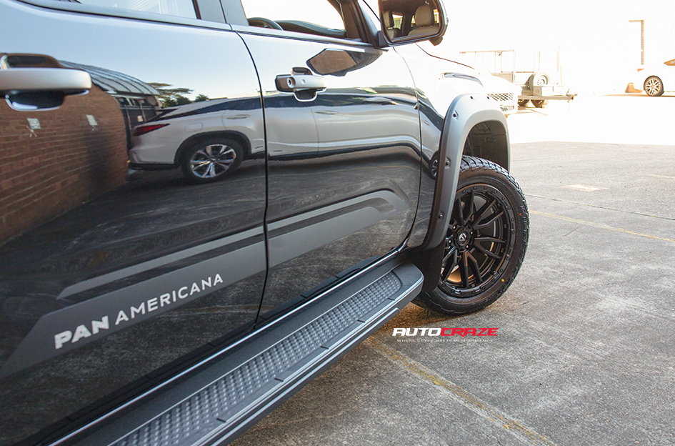 VOLKSWAGEN AMAROK NEXT GEN FUEL REBEL 6 MATTE BLACK 