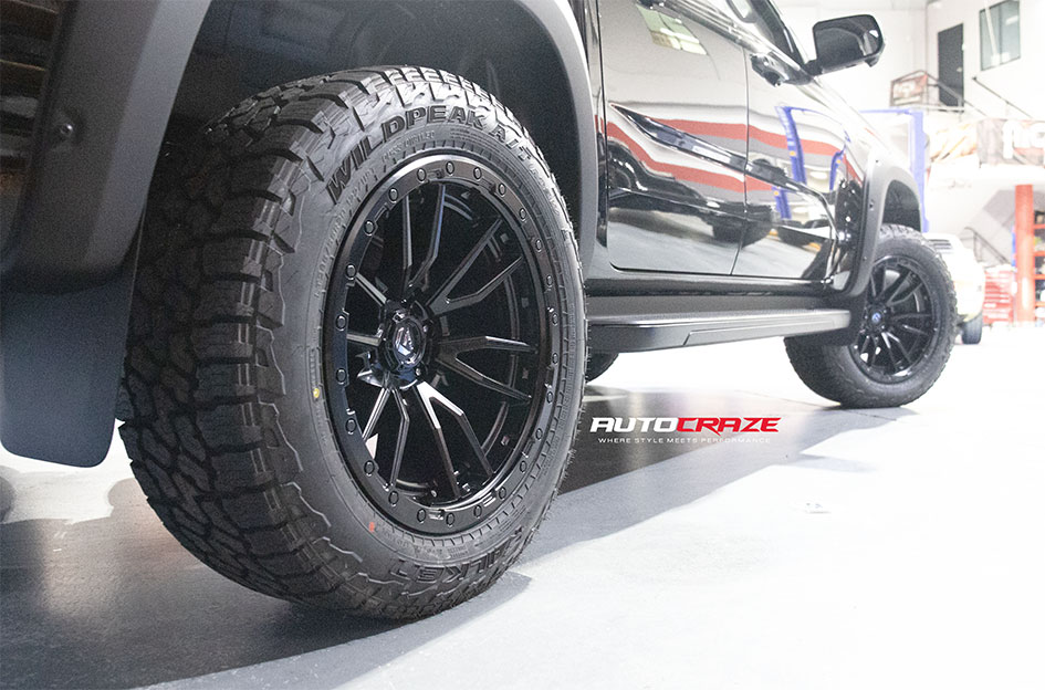 VOLKSWAGEN AMAROK NEXT GEN FUEL REBEL 6 MATTE BLACK 