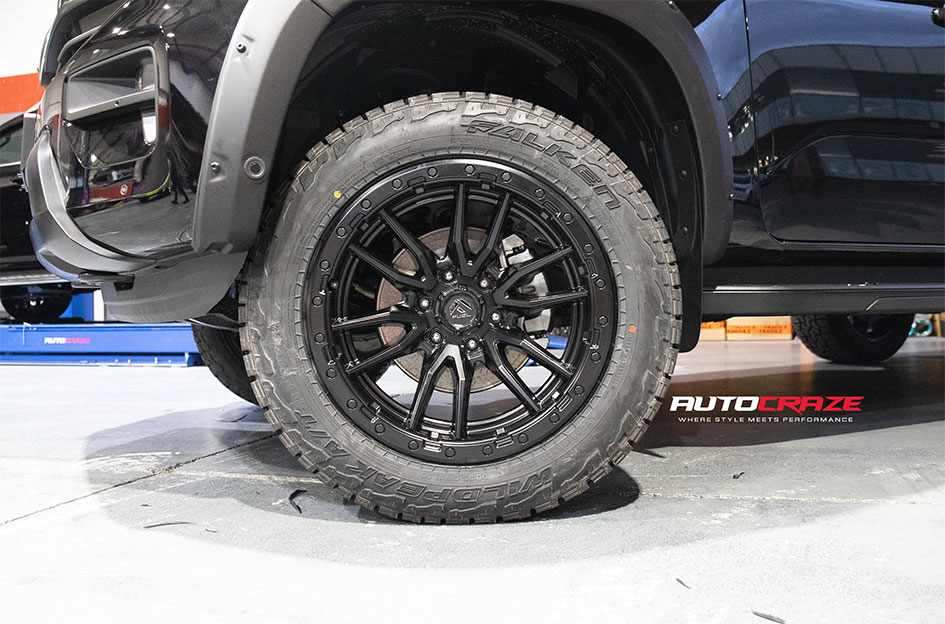 VOLKSWAGEN AMAROK NEXT GEN FUEL REBEL 6 MATTE BLACK 