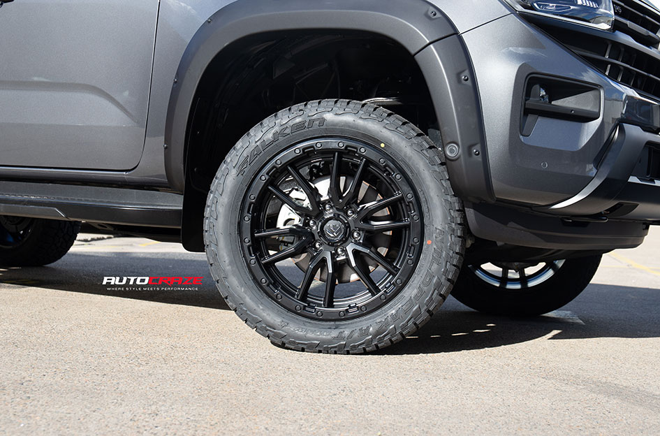 VOLKSWAGEN AMAROK NEXT GEN FUEL REBEL 6 MATTE BLACK 