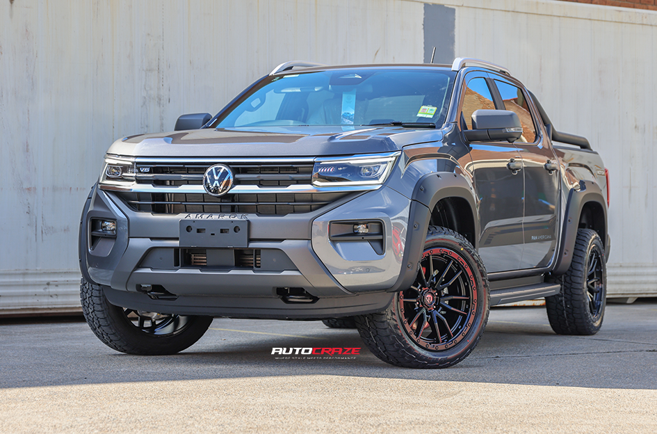 VOLKSWAGEN AMAROK NEXT GEN FUEL REBEL 6 MATTE BLACK 