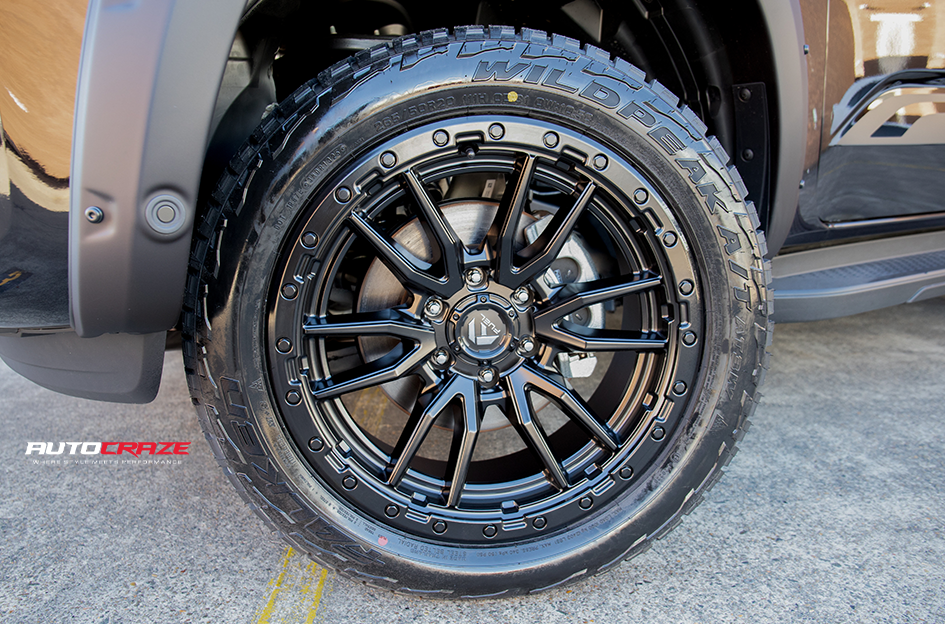 VOLKSWAGEN AMAROK NEXT GEN FUEL REBEL 6 MATTE BLACK 