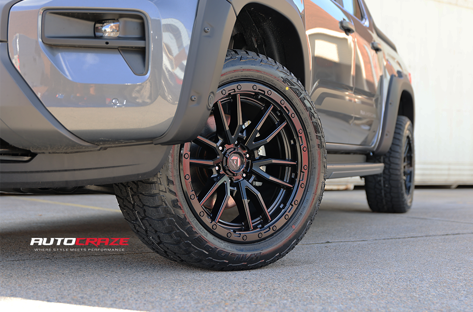 VOLKSWAGEN AMAROK NEXT GEN FUEL REBEL 6 MATTE BLACK 
