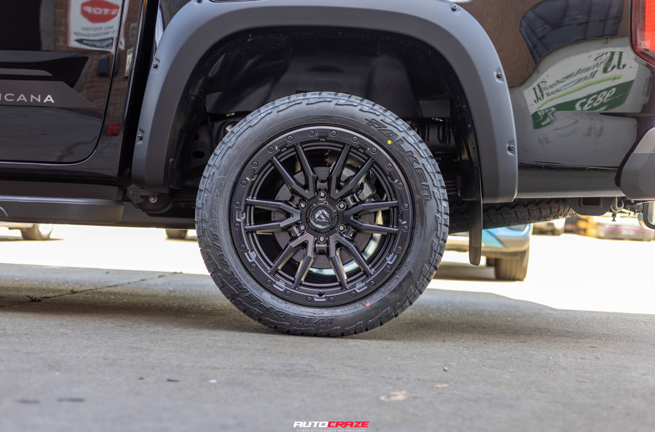 VOLKSWAGEN AMAROK NEXT GEN FUEL REBEL 6 MATTE BLACK