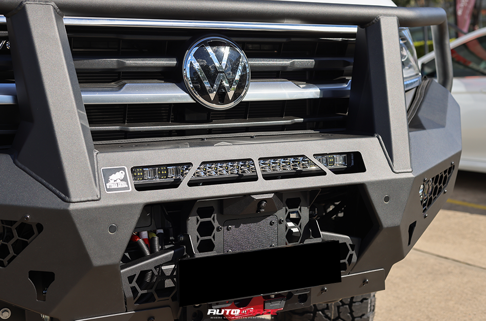VOLKSWAGEN AMAROK ROH ASSAULT MATT BLACK WITH BLACK BOLTS AND GRAPHITE FACE