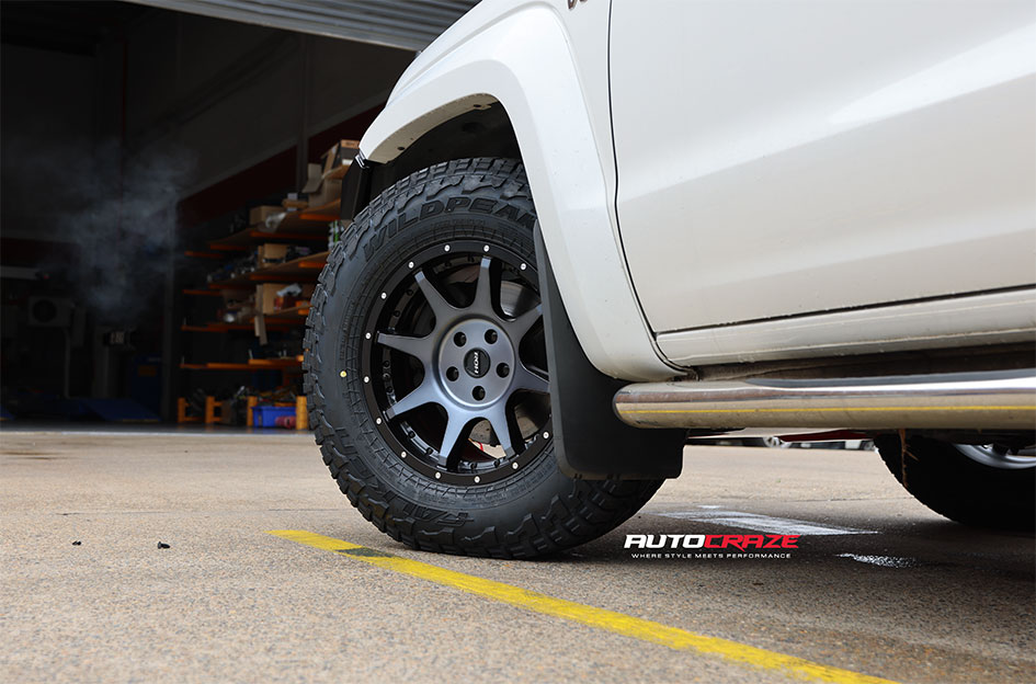VOLKSWAGEN AMAROK ROH TROPHY MATT BLACK GRAPHITE FACE