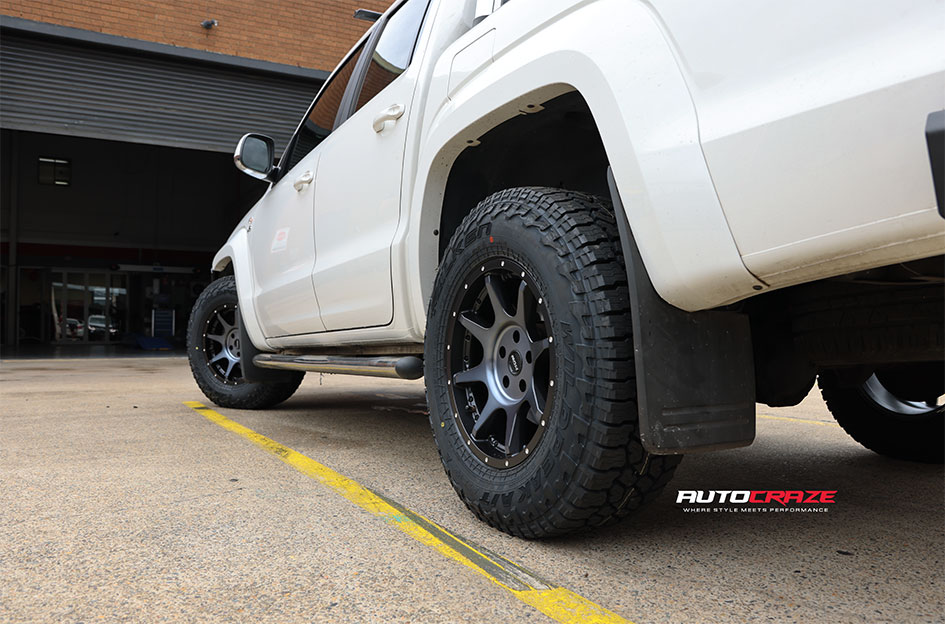 VOLKSWAGEN AMAROK ROH TROPHY MATT BLACK GRAPHITE FACE