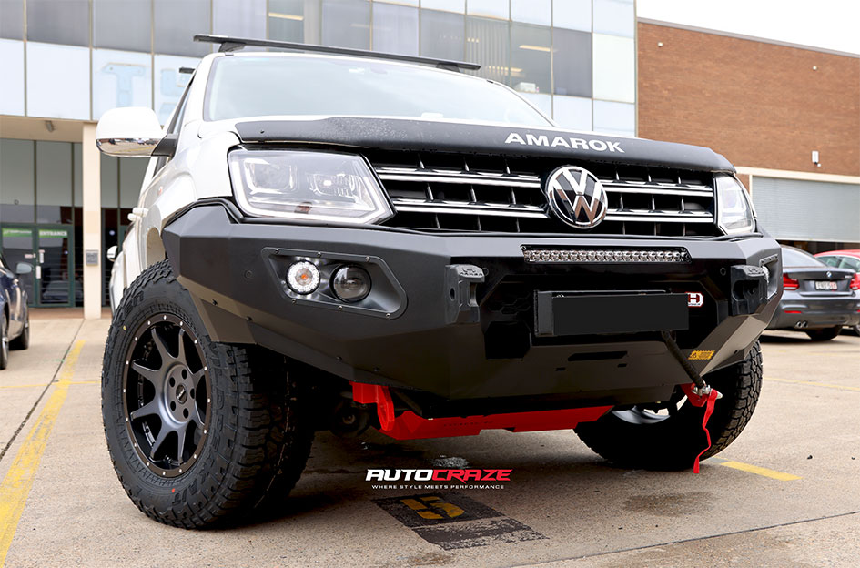 VOLKSWAGEN AMAROK ROH TROPHY MATT BLACK GRAPHITE FACE