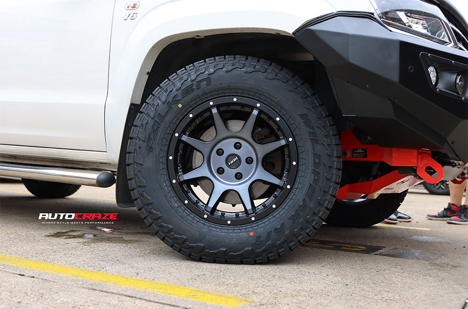 VOLKSWAGEN AMAROK ROH TROPHY MATT BLACK GRAPHITE FACE