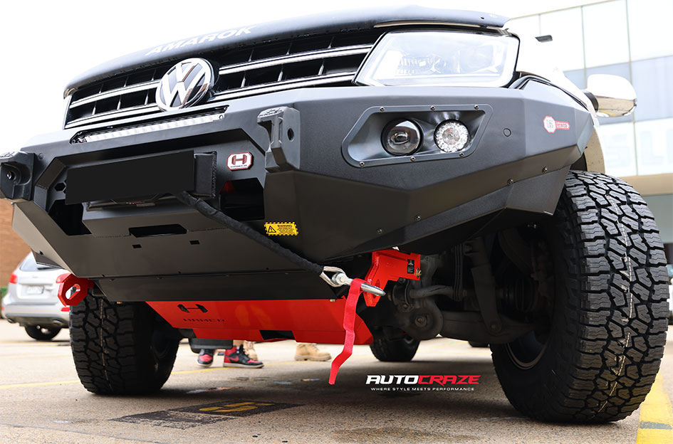 VOLKSWAGEN AMAROK ROH TROPHY MATT BLACK GRAPHITE FACE