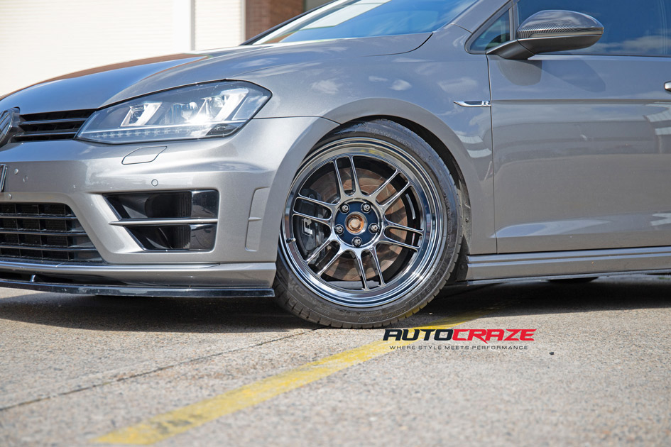 Volkswagen Golf Enkei RPF1 Silver Wheels