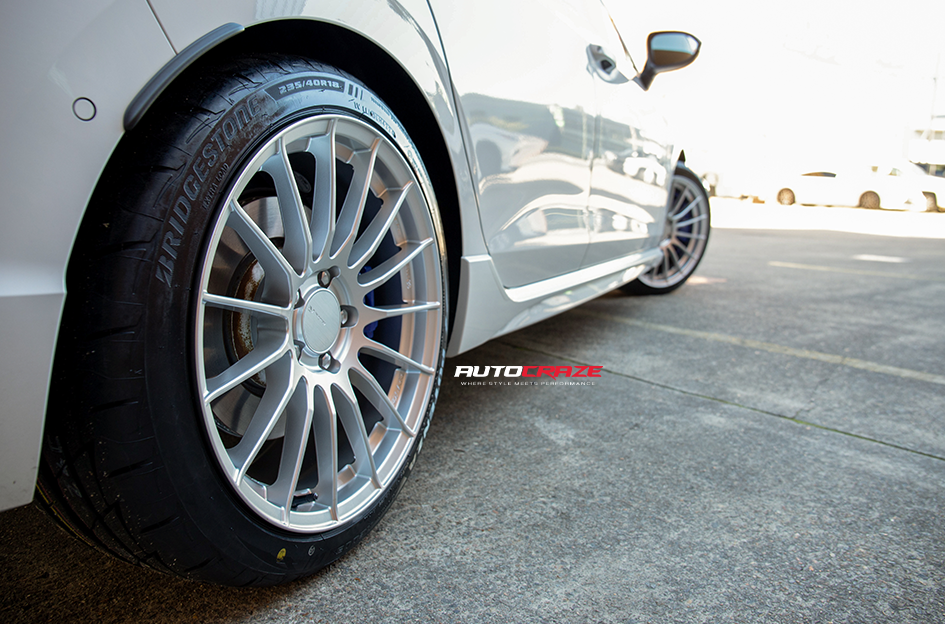 VOLKSWAGEN GOLF ENKEI RS05RR SILVER