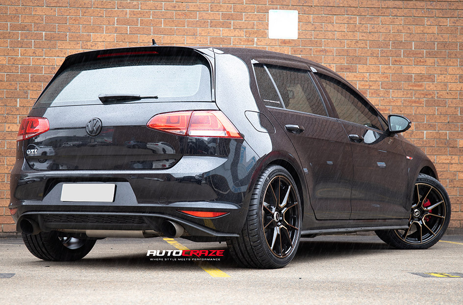 VOLKSWAGEN GOLF ENKEI SC51 BLACK TINT 