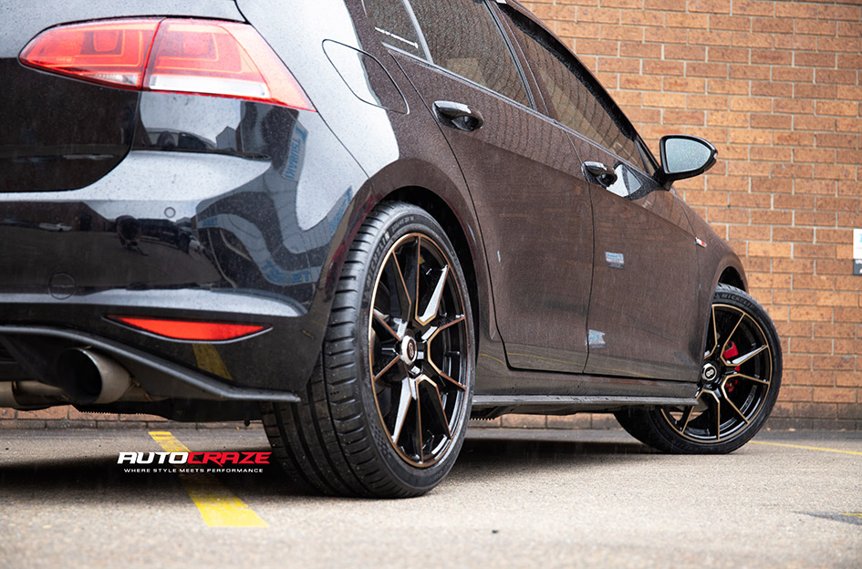 VOLKSWAGEN GOLF ENKEI SC51 BLACK TINT 