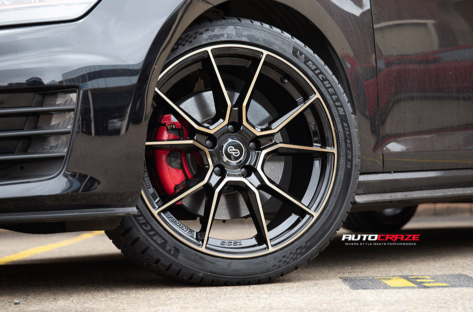 VOLKSWAGEN GOLF ENKEI SC51 BLACK TINT 