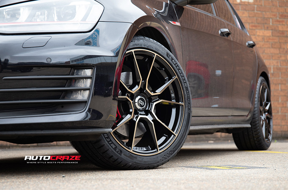 VOLKSWAGEN GOLF ENKEI SC51 BLACK TINT 