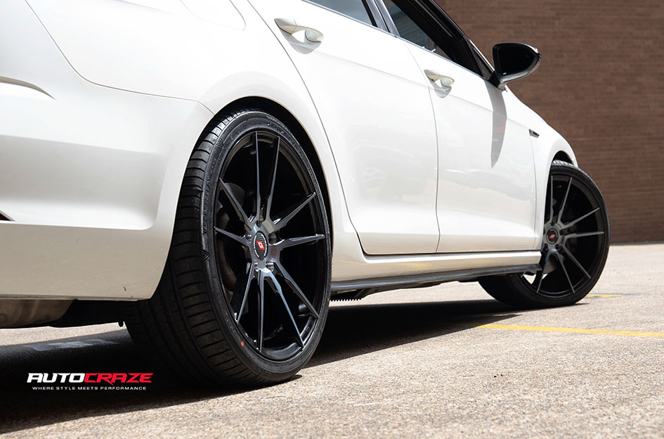 VOLKSWAGEN GOLF INFORGED IFG24 GLOSS BLACK MACHINED FACE 