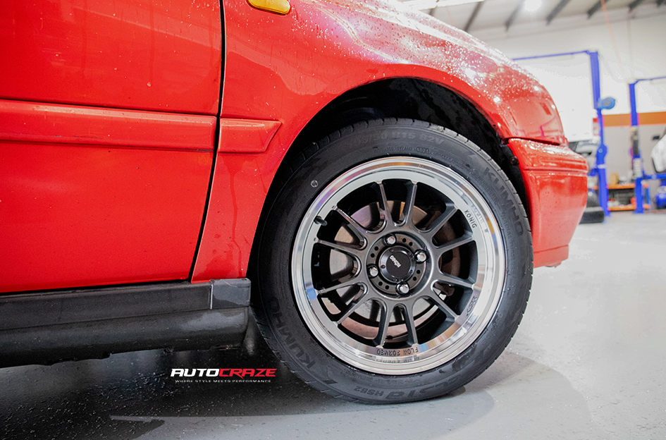 VOLKSWAGEN GOLF KONIG HYPERGRAM METALLIC CARBON W/MACHINED LIP