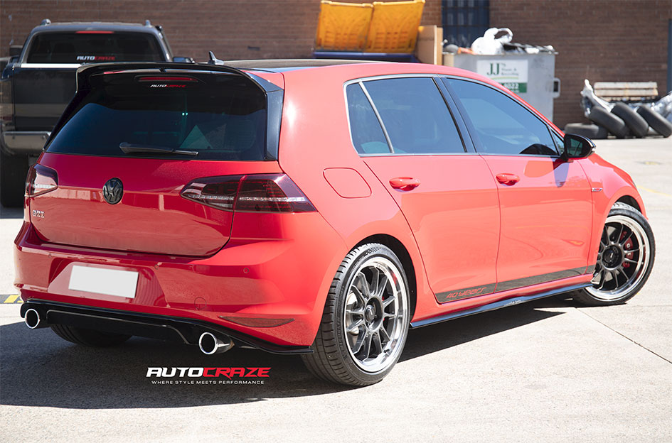VOLKSWAGEN GOLF KONIG HYPERGRAM METALLIC CARBON W/MACHINED LIP