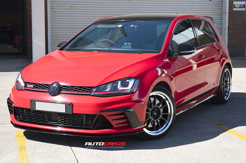 VOLKSWAGEN GOLF KONIG HYPERGRAM METALLIC CARBON W/MACHINED LIP