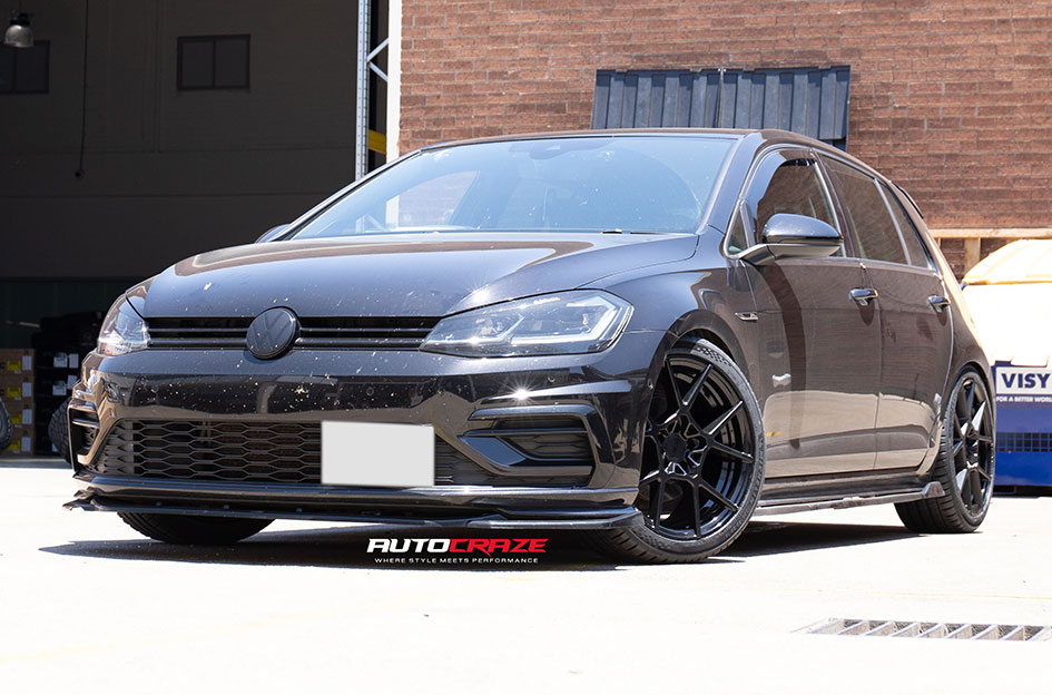 VOLKSWAGEN GOLF ROTIFORM KPS MATTE BLACK 