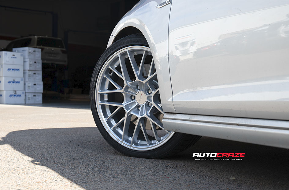 VOLKSWAGEN GOLF TSW DAYTONA GLOSS SILVER 