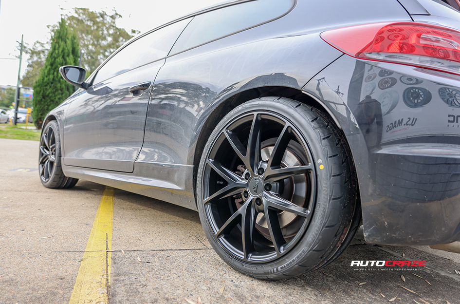 VOLKSWAGEN SCIROCCO NICHE MISANO MATTE BLACK 