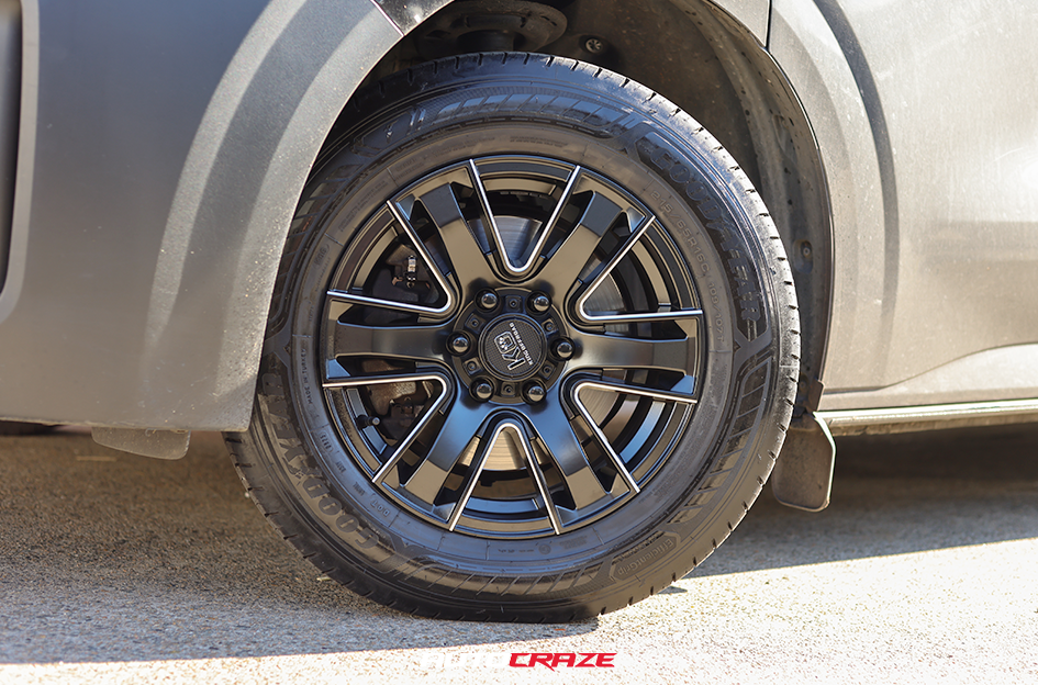 VOLKSWAGEN TRANSPORTER KING ROK SATIN BLACK MILLED
