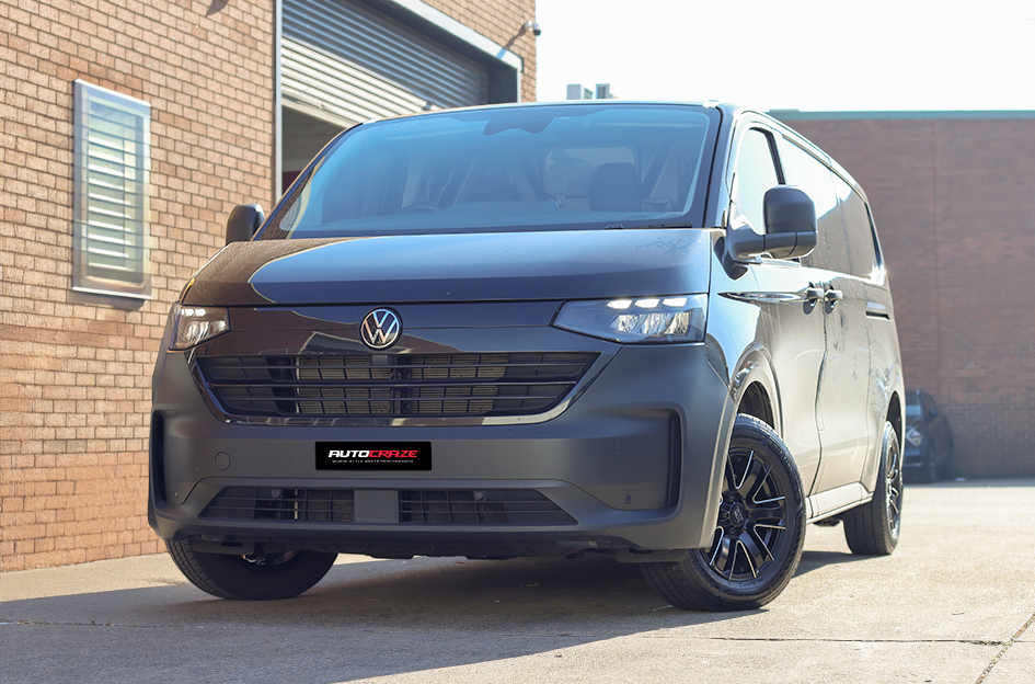 VOLKSWAGEN TRANSPORTER KING ROK SATIN BLACK MILLED