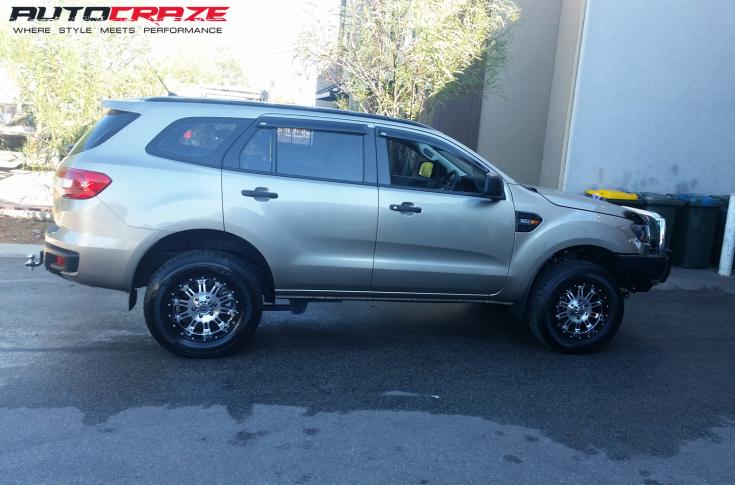 FORD EVEREST HOSS BLACK MACHINE FACE