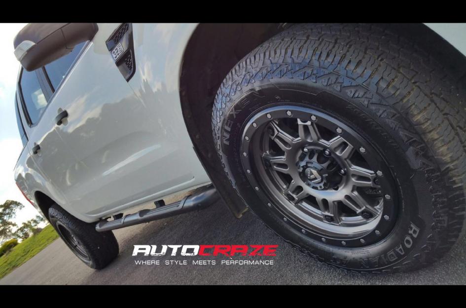 FORD RANGER HOSTAGE III MATTE ANTHRACITE WITH BLACK RING