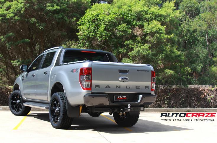 FORD RANGER NUTZ GLOSS BLACK MILLED ACCENT