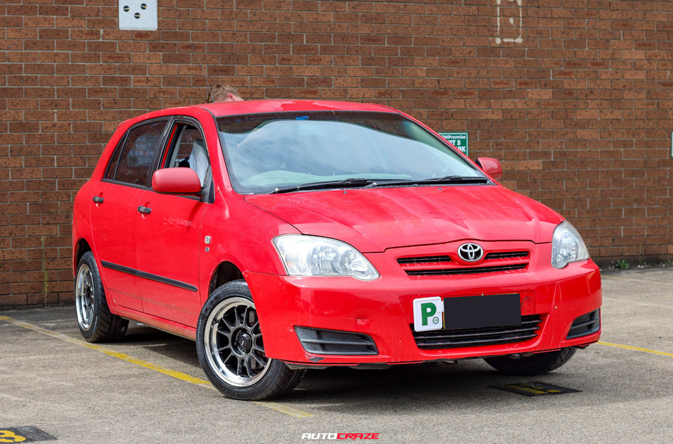 TOYOTA COROLLA KONIG HYPERGRAM METALLIC CARBON W/ MACHINED LIP