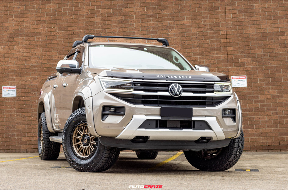 VOLKSWAGEN AMAROK FUEL PISTON MATTE BRONZE W/ GLOSS BLACK LIP