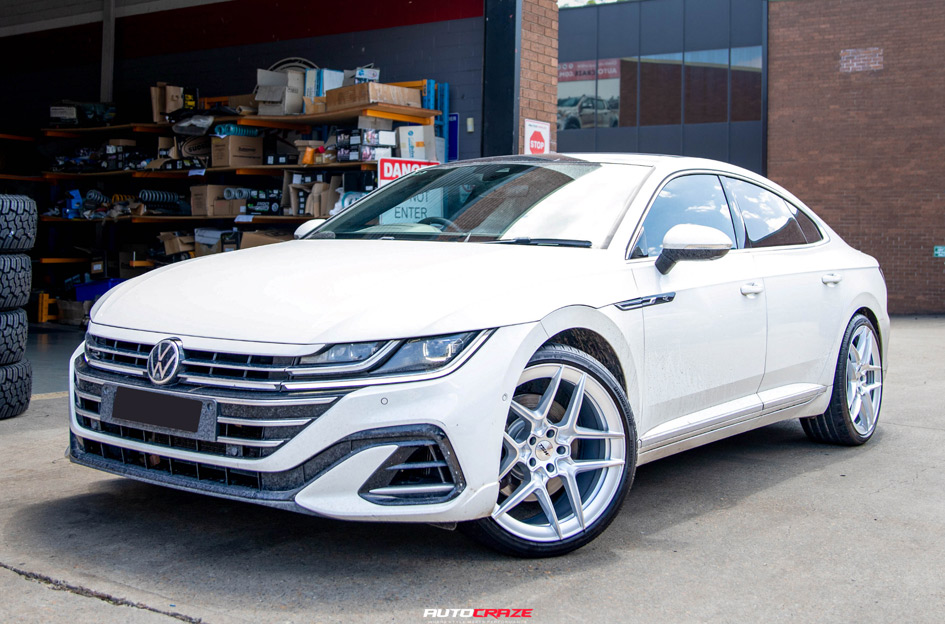 VOLSKWAGEN ARTEON TSW SLIPSTREAM SILVER MACHINED FACE