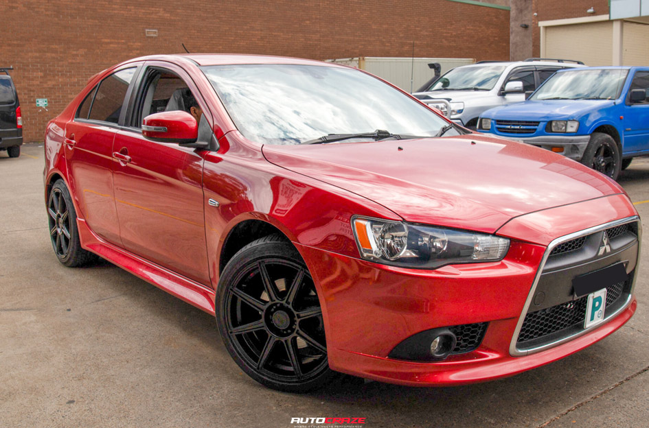 MITSUBISHI LANCER MOTEGI RACING MR142 SATIN BLACK