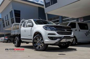 HOLDEN COLORADO HE835 GLOSS BLACK MACHINED FACE