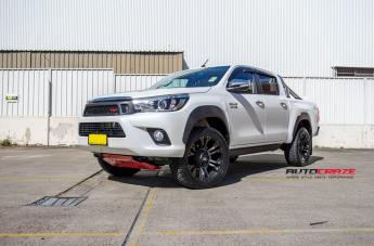 TOYOTA HILUX N80 4WD VAPOR BLACK MACHINED WITH DARK TINT