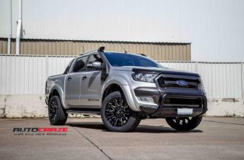 FORD RANGER BATTLE AXE GLOSS BLACK MILLED ACCENTS