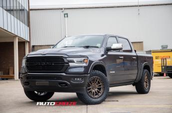 DODGE RAM REBEL MATTE BRONZE BLACK LIP