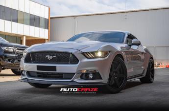 FORD MUSTANG ALTAIR MATTE BLACK WITH GLOSS BLACK LIP