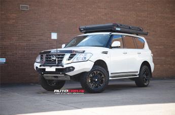 NISSAN PATROL BROOKLYN BLACK MACHINED WITH DARK TINT