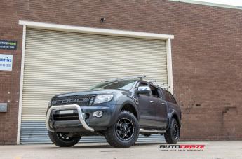 FORD RANGER GD07 MATTE BLACK MILLED