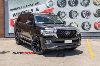 TOYOTA LANDCRUISER ASSAULT GLOSS BLACK MILLED ACCENTS