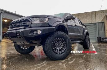 FORD RANGER RAPTOR REBEL ANTHRACITE CENTER W BLACK LIP