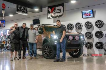 NISSAN NAVARA GD05 BRONZE DARK TINT WITH MATTE BLACK