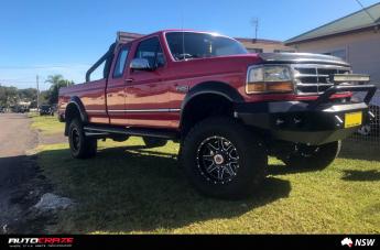 FORD F250 MAVERICK GLOSS BLACK MILLED ACCENTS